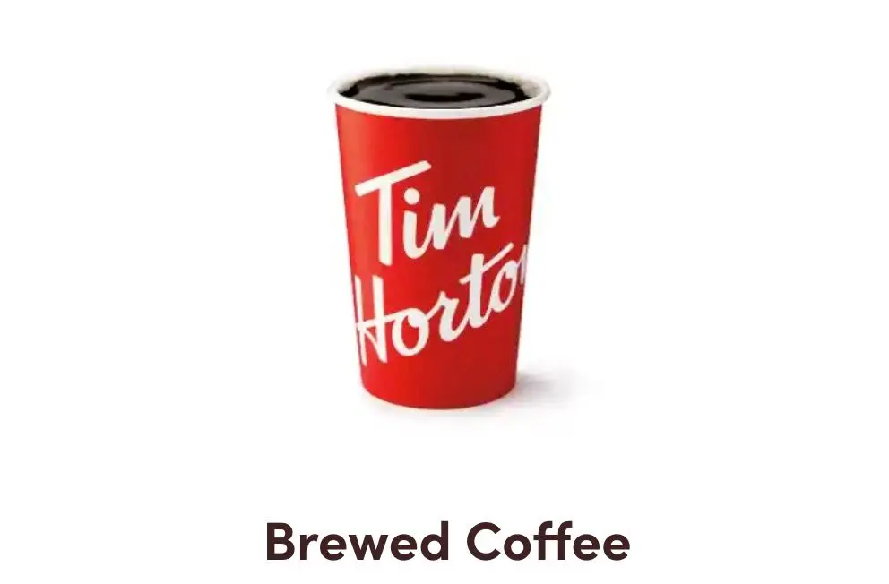 ティムホートンズのBrewed Coffeeのイメージ画像